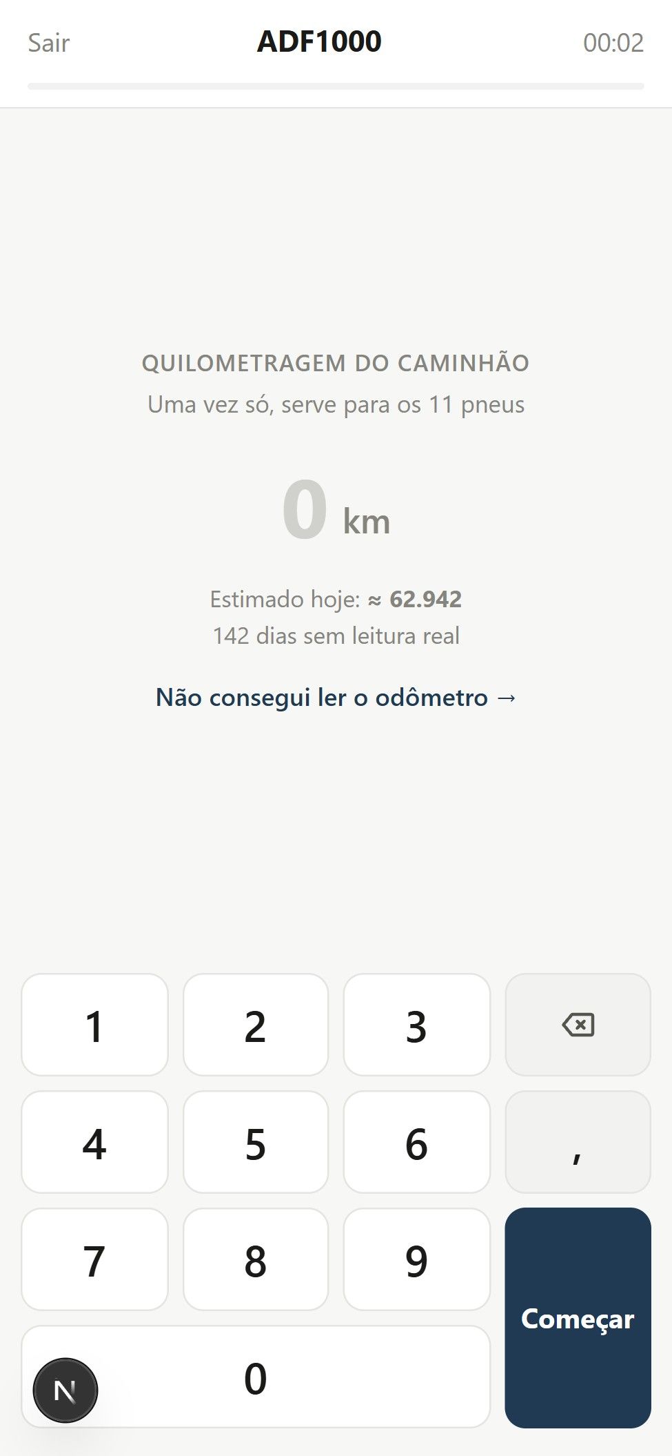 DRJ Gestão de Frotas, tela 8