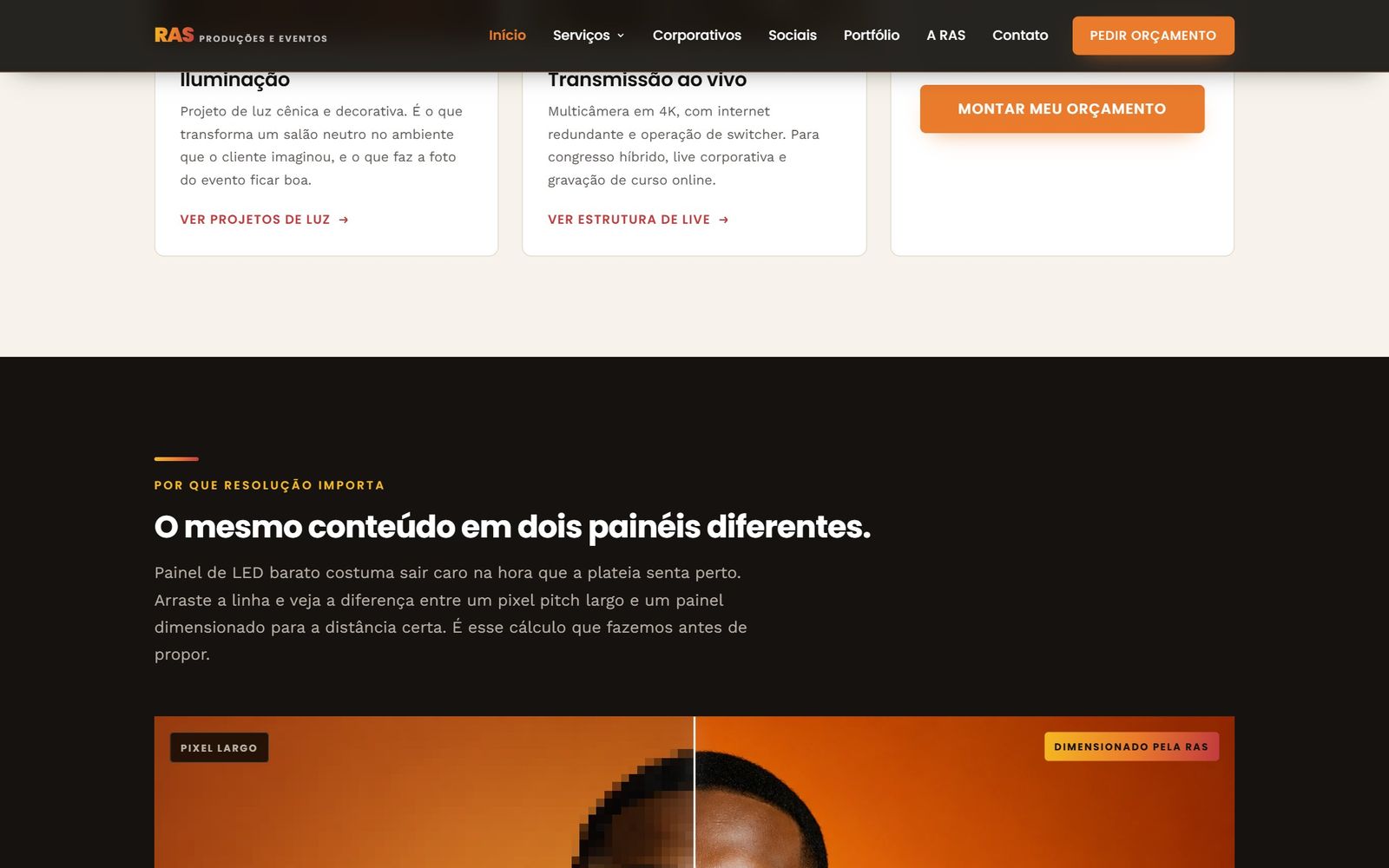 RAS Produções e Eventos, tela 5
